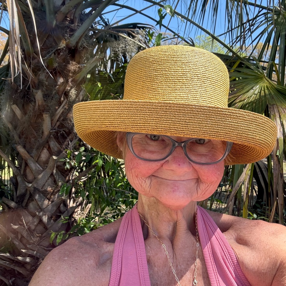 Stylish Natural Straw Sun Hat - Picture 8 of 8